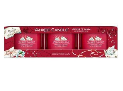 Yankee Candle Letters To Santa - Filled Votive 3-Pack