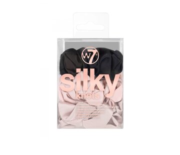 W7 Make-Up Silky Knots Hair Scrunchies 3 Pack