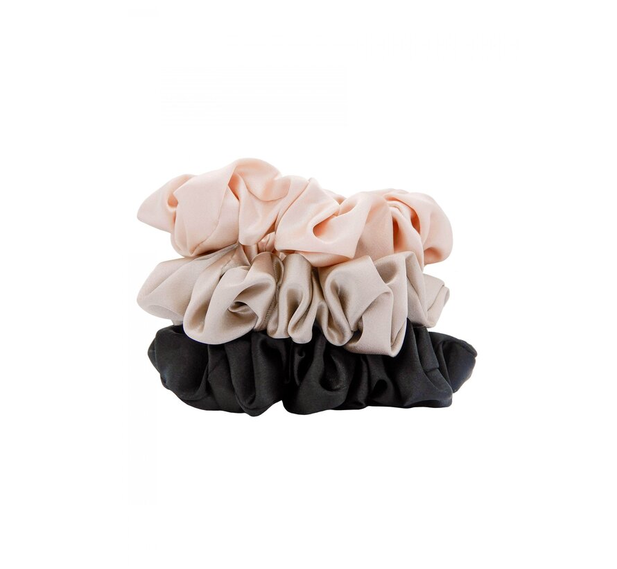 Silky Knots Hair Scrunchies 3 Pack