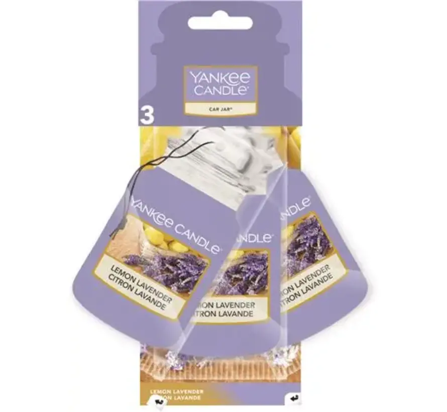 Lemon Lavender - Car Jar 3-Pack