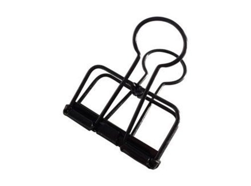 Studio Stationery Binder Clips - Zwart