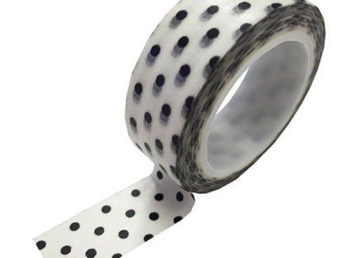 Studio Stationery Masking Tape - Black Dots