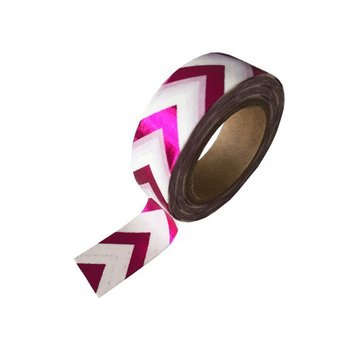 Studio Stationery Masking Tape - Pink ZigZag