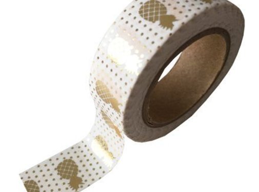 Studio Stationery Masking Tape - Golden Pineapples