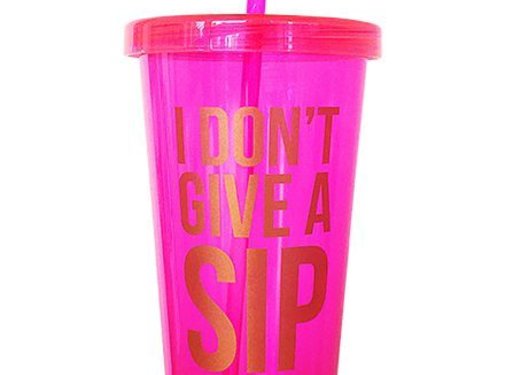 Studio Stationery Sippy Cup - I Don't Give A Sip