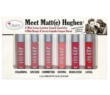 theBalm Meet Matt(e) Hughes Mini Liquid Lipsticks Set