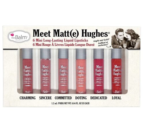 theBalm Meet Matt(e) Hughes Mini Liquid Lipsticks Set