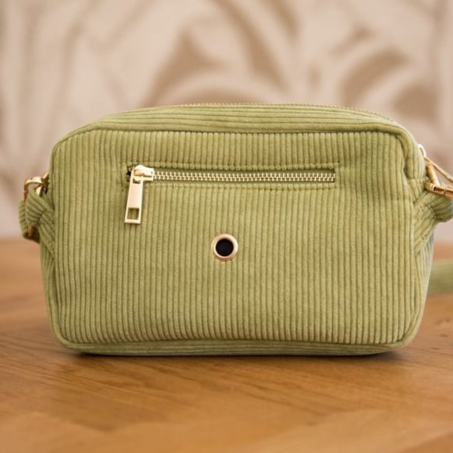 fancy dog mom bag advocado green