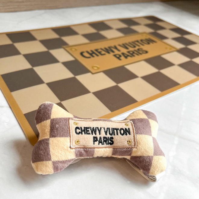 chewy vuiton beige placemat