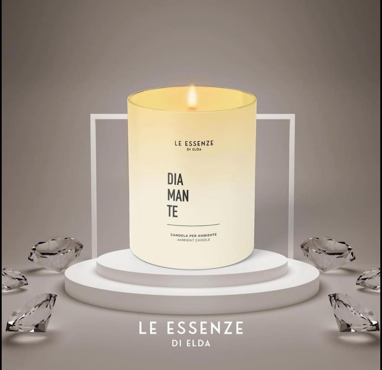 Diamante, Candela per ambiente Essenze di Elda