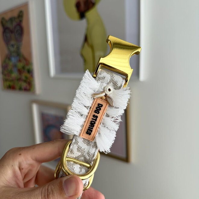 exclusive collar panter / beige