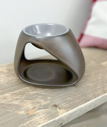 Oliebrander kaars triangle bronze