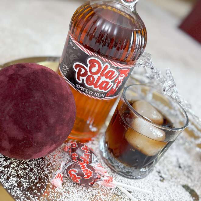 Ola Pola Rum Set with 2 Glasses