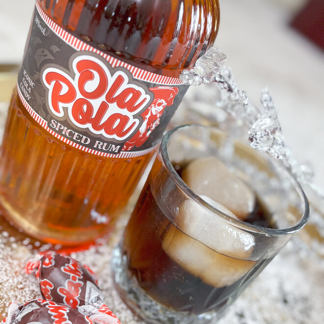 Ola Pola Rum Set with 2 Glasses