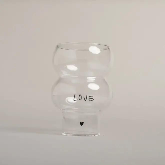 Double bubble glas love