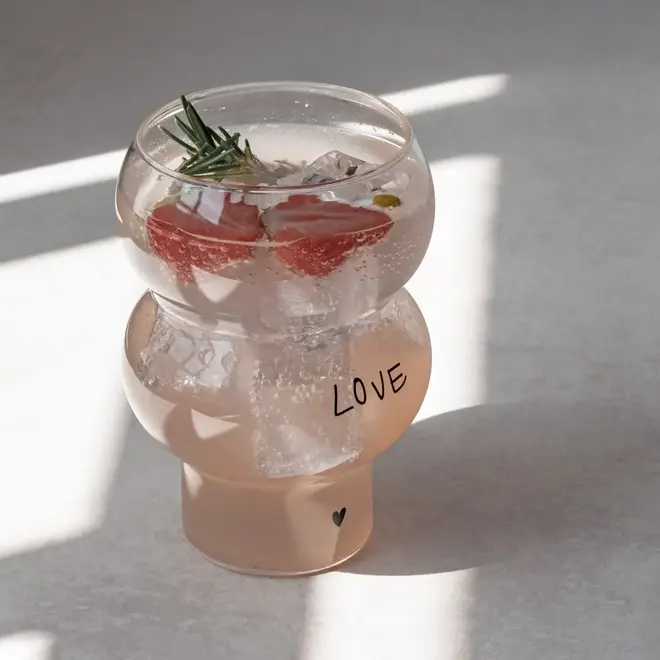 Double bubble glas love