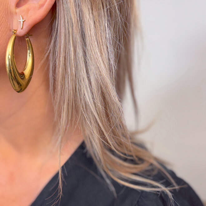 Regal rounds earrings