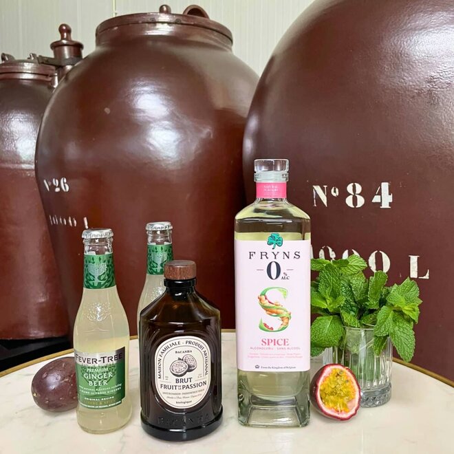 Fryns Ipanema mocktail (gemberbier-siroop)