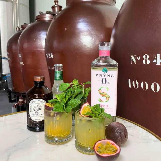 Fryns Ipanema mocktail (gemberbier-siroop)