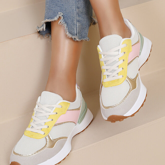 For all the happy times sneaker multi color