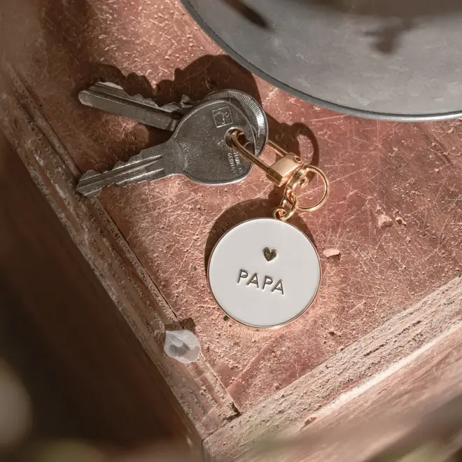 Papa keychain