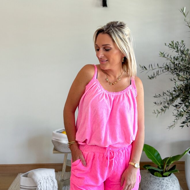 Comfy at the pool set pink