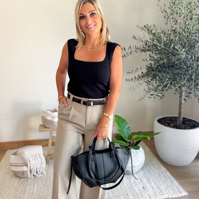 Pure elegance Taupe pants