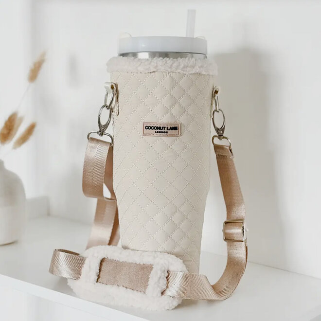 Tumbler draagtas cotton crème