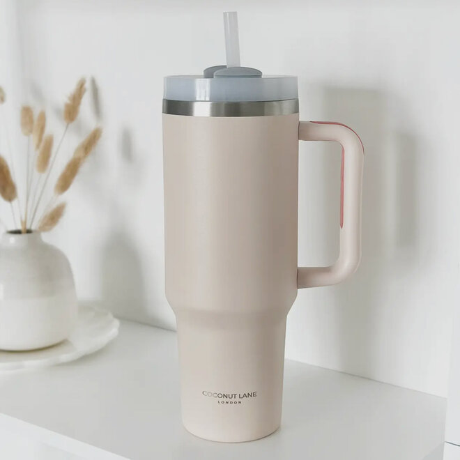 Thermo beker marshmallow pink