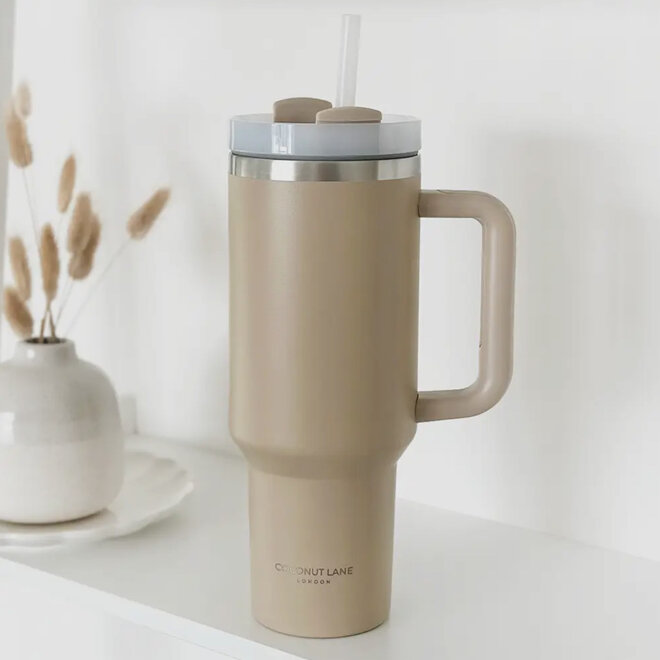 Thermo beker caramel latte