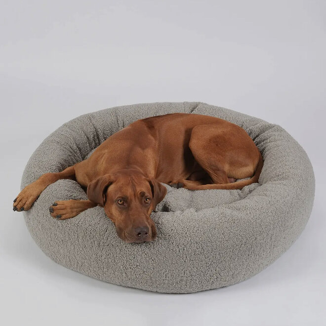 Donut knuffelnest loop pooch 63x20cm gravel