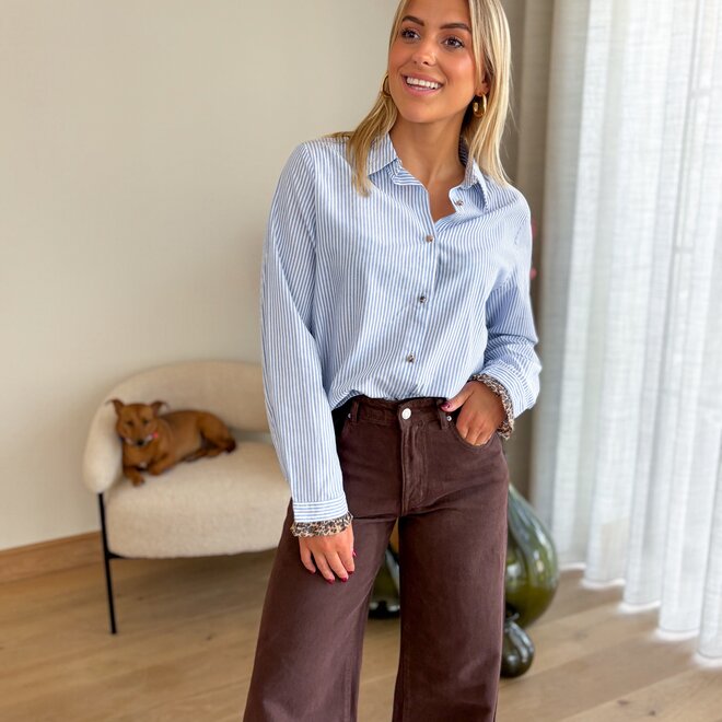 Cocoa flare brown jeans