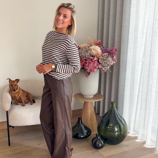 Smooth move pants brown