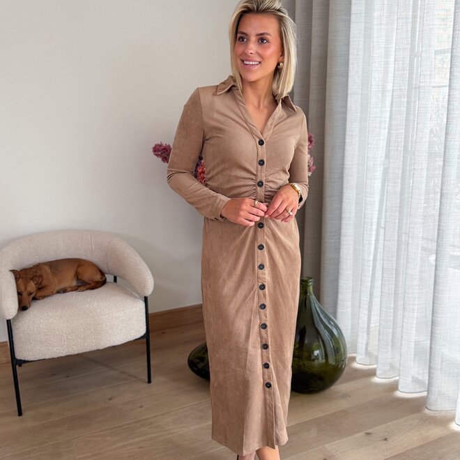 Suede frontier dress