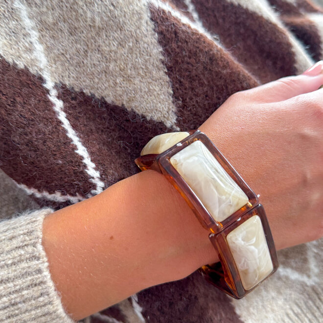 Marble Bracelet Brown