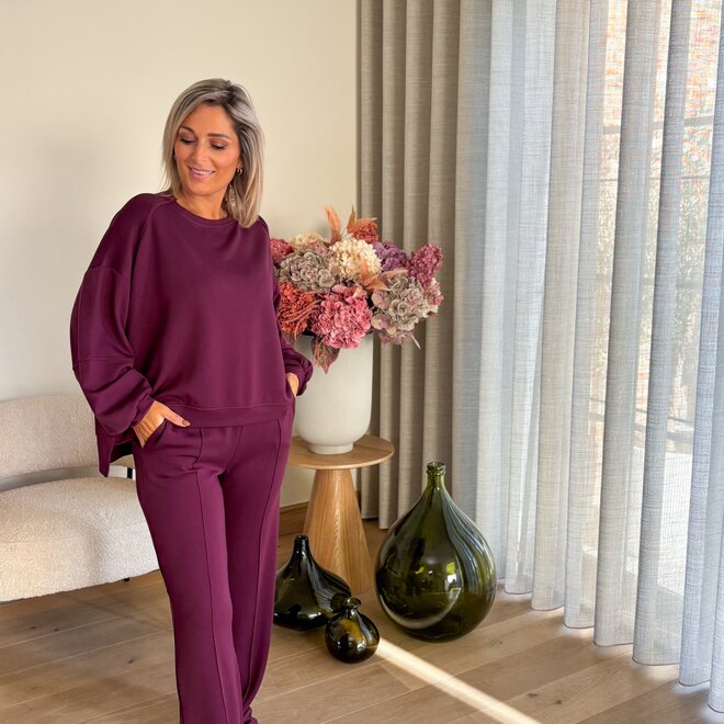 Snooze Mood Set Burgundy