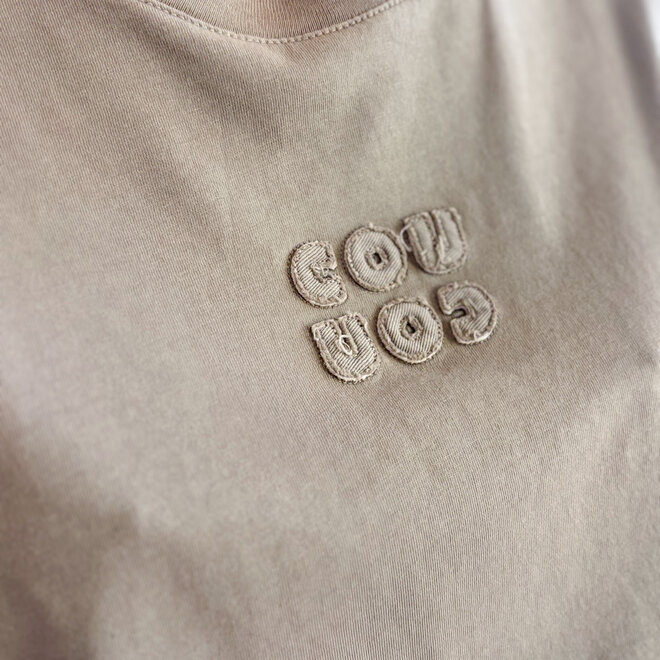 Taupe T-shirt Cou Cou Medium