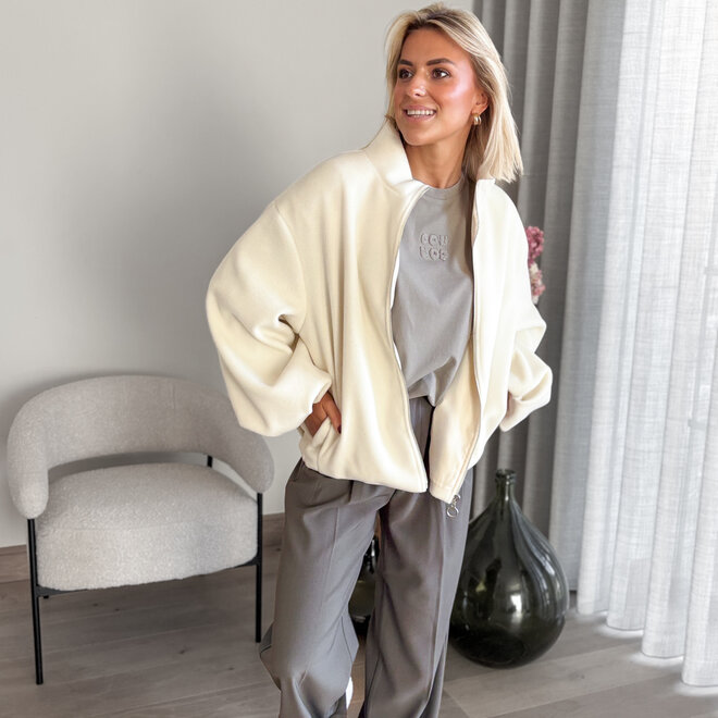 Taupe T-shirt Cou Cou Medium