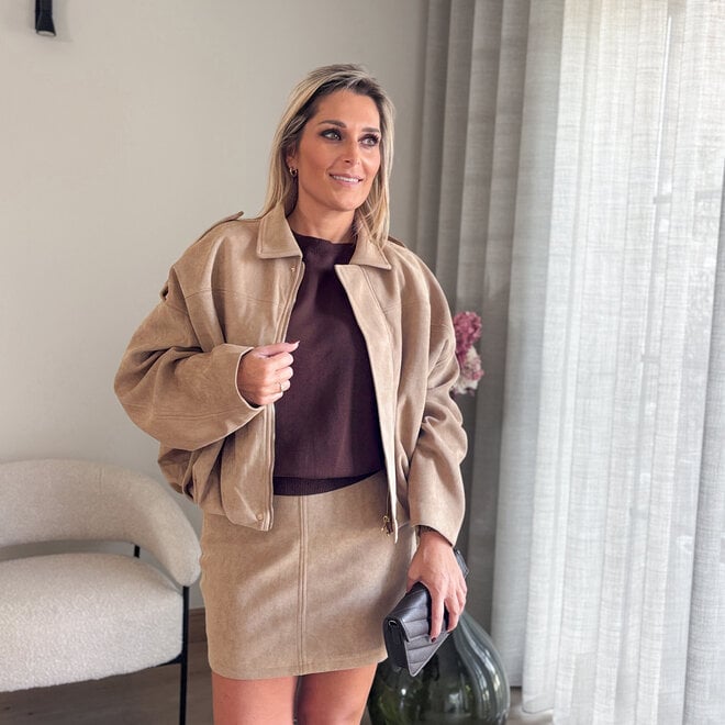 Honey suede jacket
