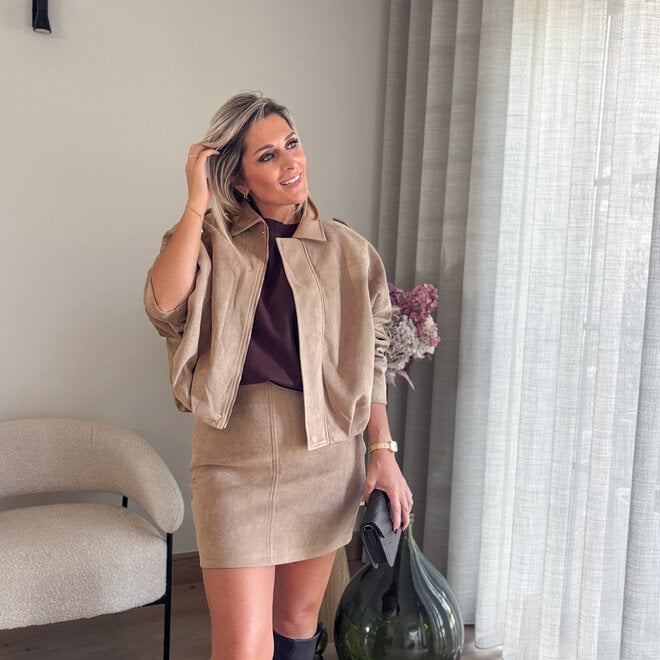 Honey suede jacket