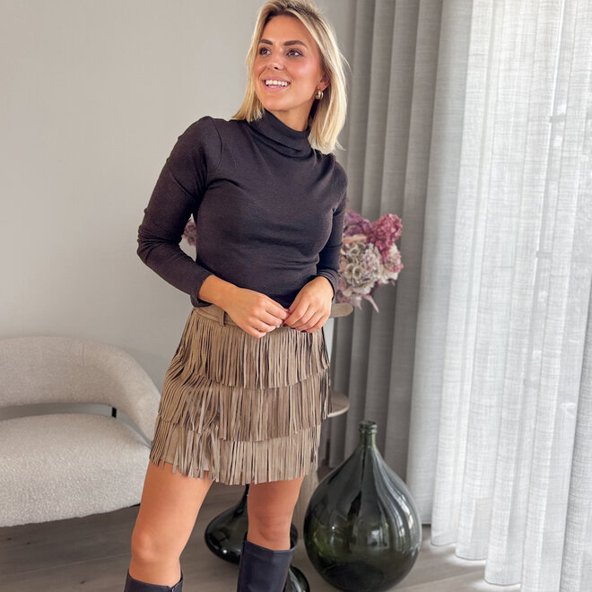 Frinch & flow skirt taupe