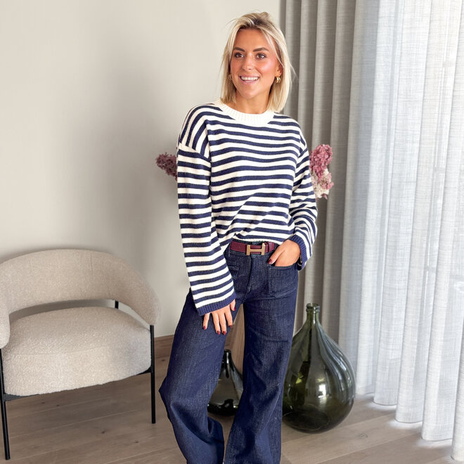 H Lederen riem Burgundy