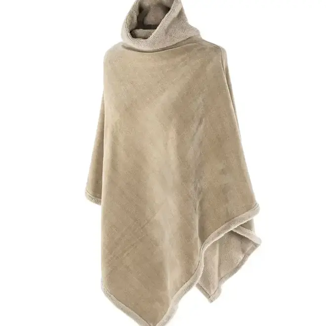 Cocoon Poncho Taupe