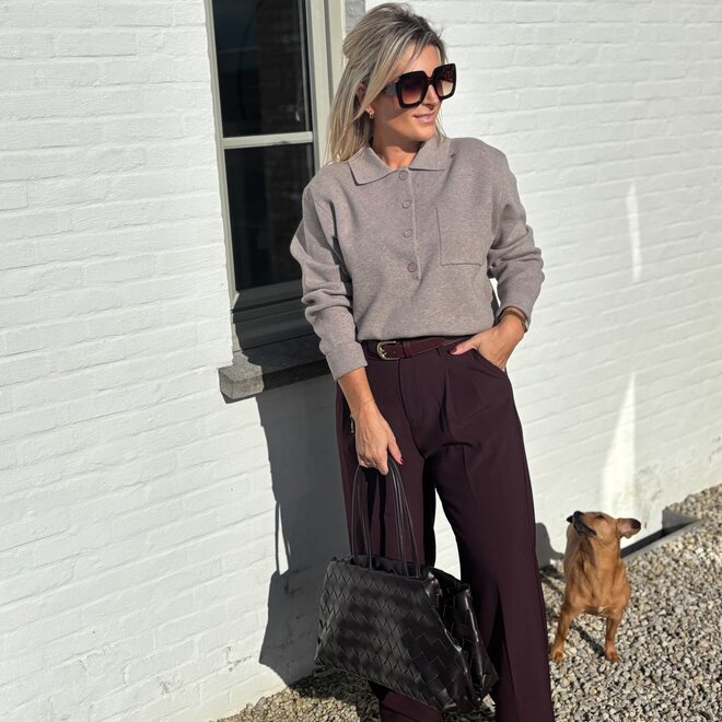 Urban comfort polo taupe