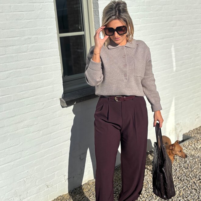 Urban comfort polo taupe