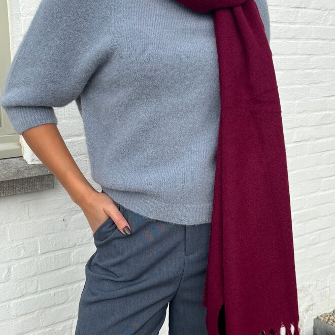 Pull épure parel grijs