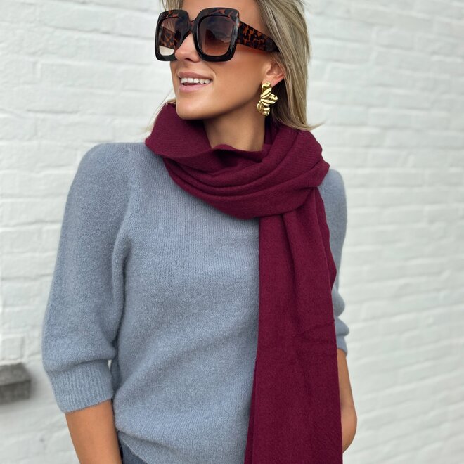 Pull épure parel grijs