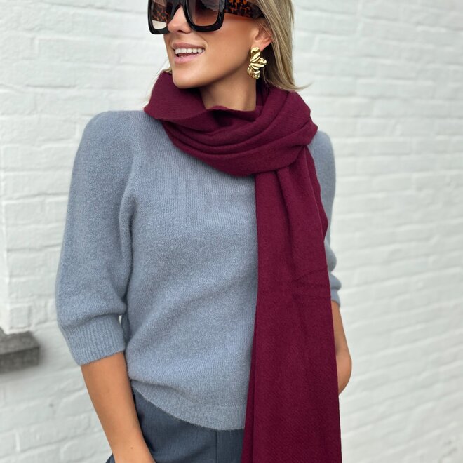 Pull épure parel grijs