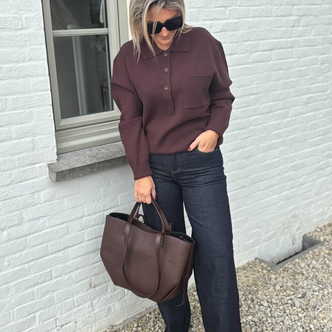 Urban comfort polo Brown