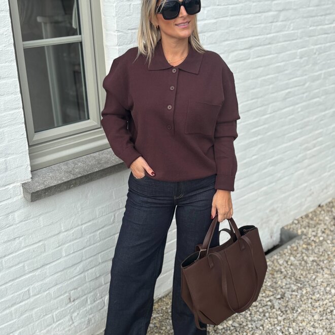 Urban comfort polo Brown